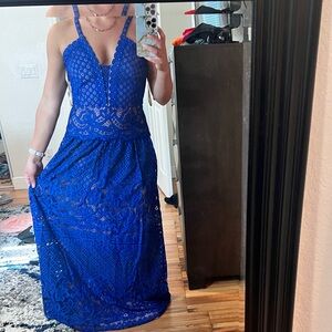 NWT BCBG Formal royal blue Christel dress never worn